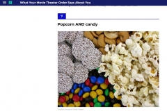 Huffington Post article on What Your Movie Theater Order Says About You