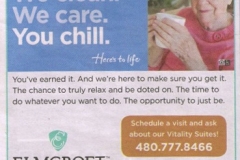 Elmcroft newspaper advertisement